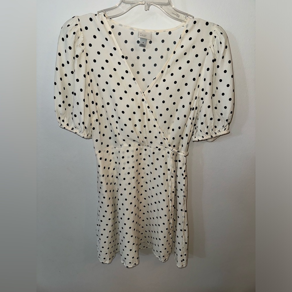A New Day Short-Sleeve Mini Wrap Dress